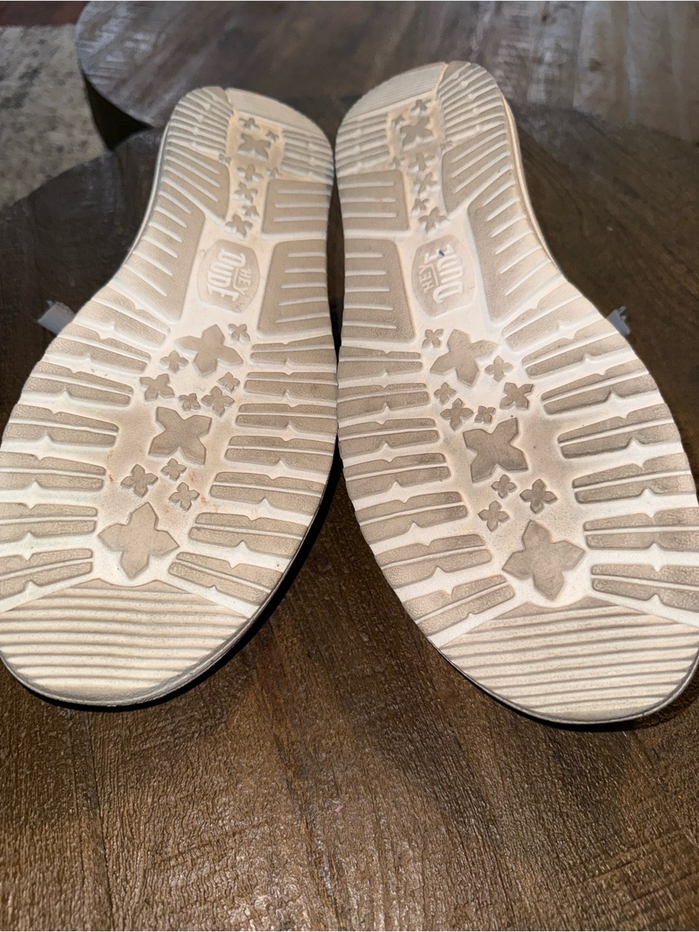 Hey Dude Gray Canvas Slip-On Loafers - Picture 2 of 2